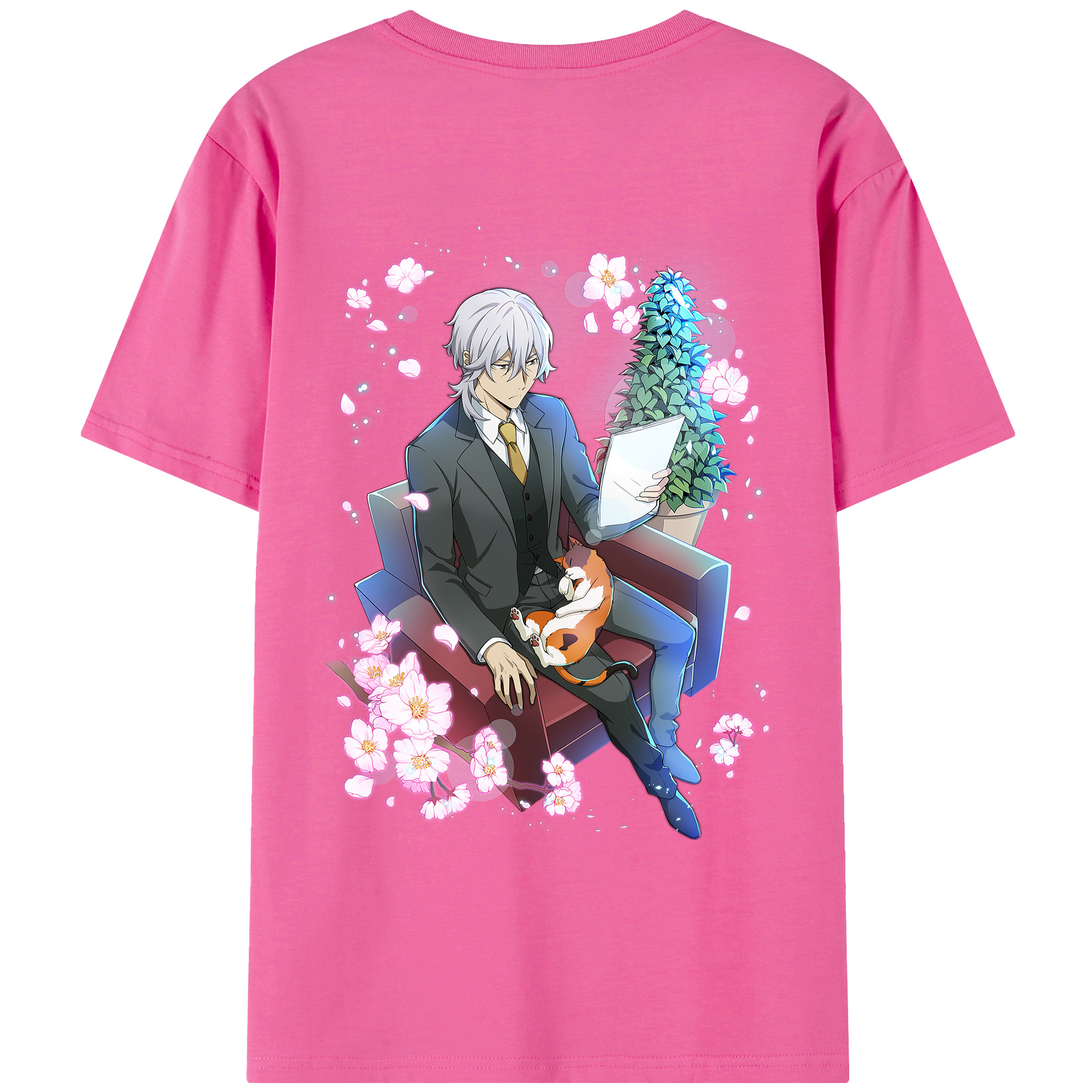（画像用） 文豪ストレイドッグス Bungo Stray Dogs レディース半袖Tシャツ(バックプリント)
